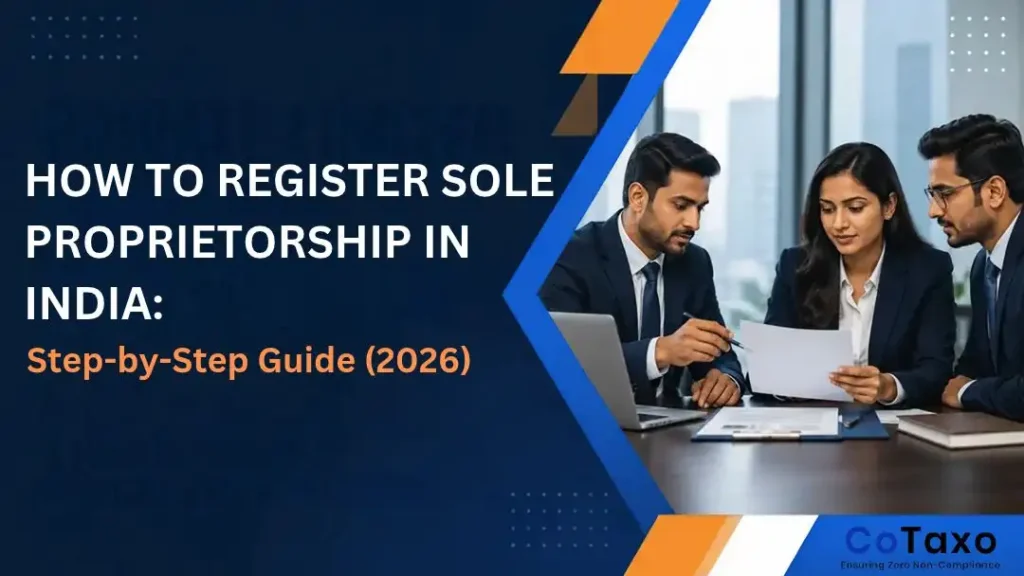 How to register sole proprietorship in India​